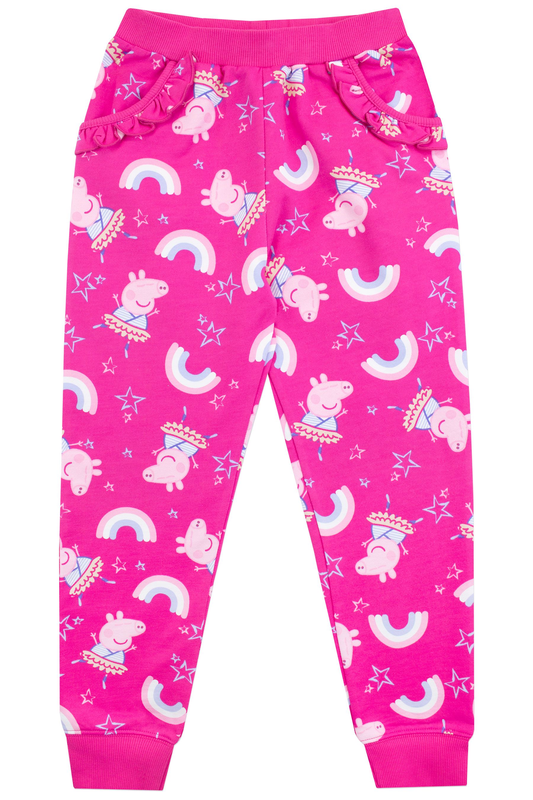 Buy Character Pink 100 Cotton Peppa Pig Rainbow Aop Sweatshirt and Joggers Set from Next Canada