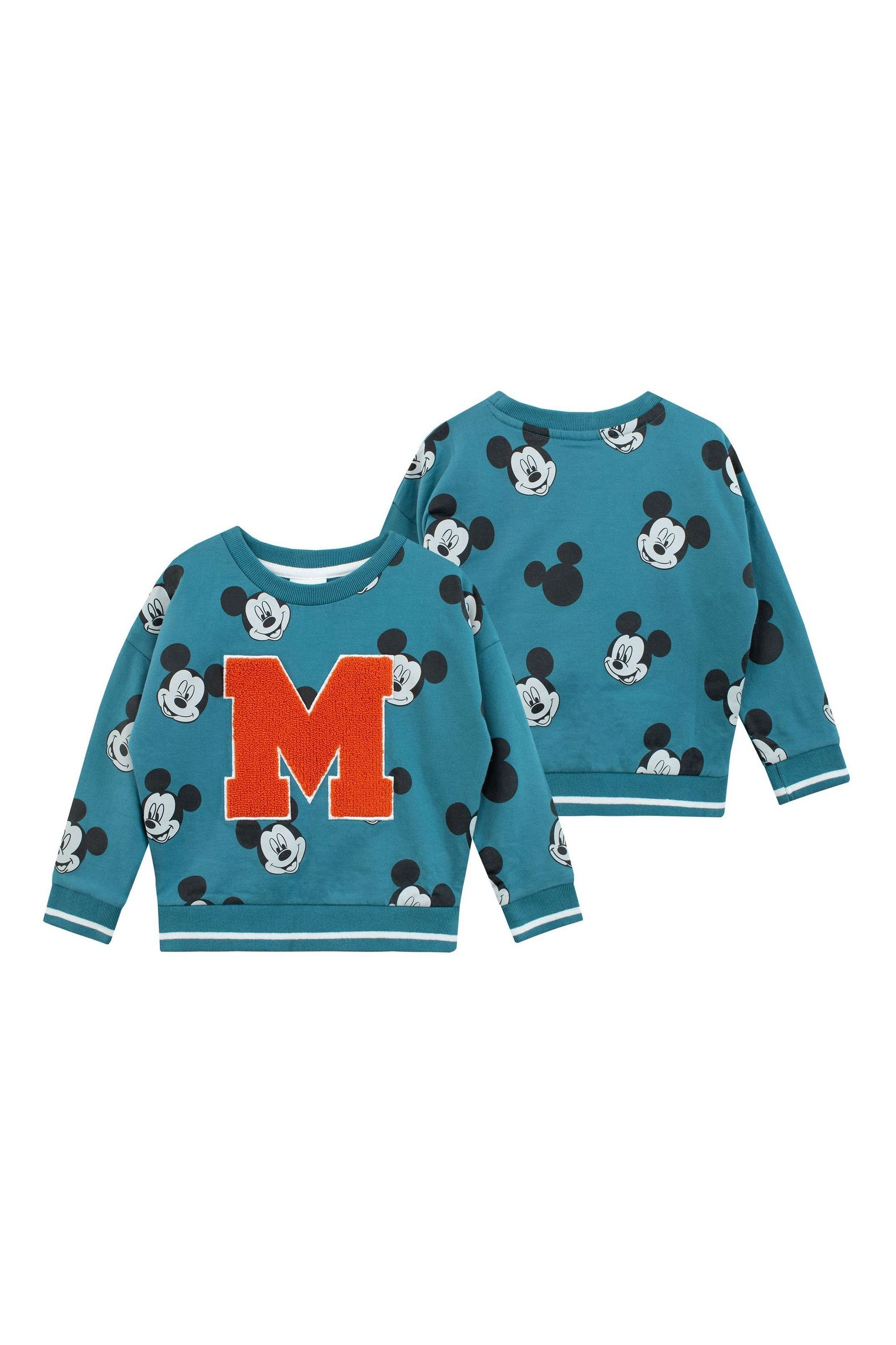 Character Blue Mickey Mouse Sweatshirt Joggers Set