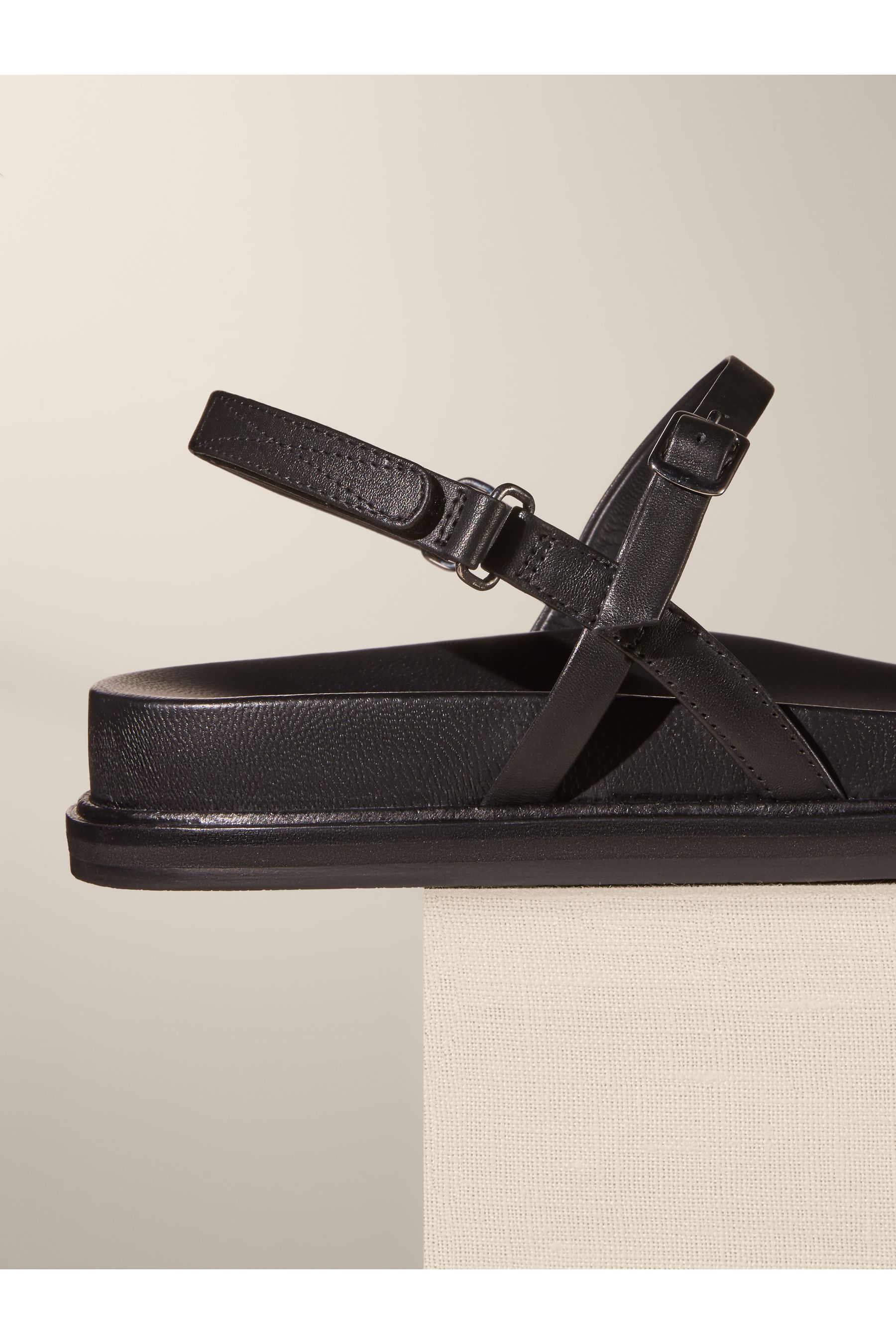 Black thin strap sandals discount