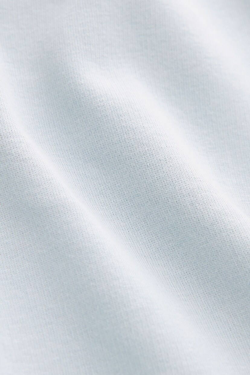Light Blue Soft Fabric Jersey Shorts - Image 10 of 10