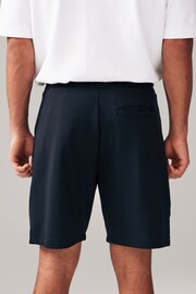 Black Zip Pocket Jersey Shorts - Image 2 of 9