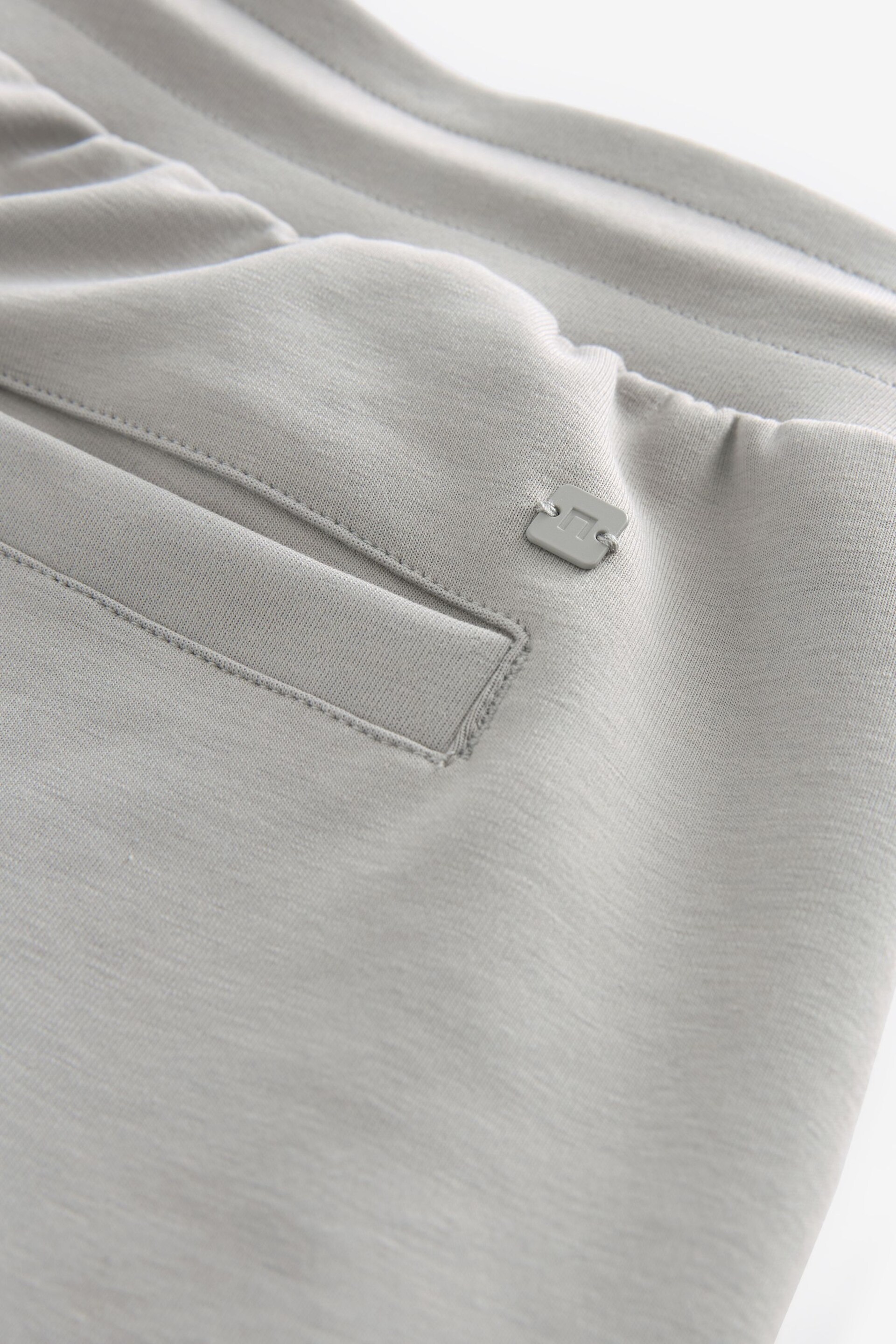 Black/Grey 2 Pack Zip Pocket Jersey Shorts - Image 13 of 14