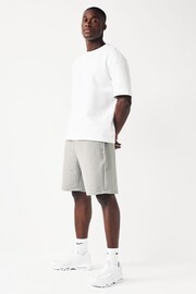 Black/Grey 2 Pack Zip Pocket Jersey Shorts - Image 4 of 14
