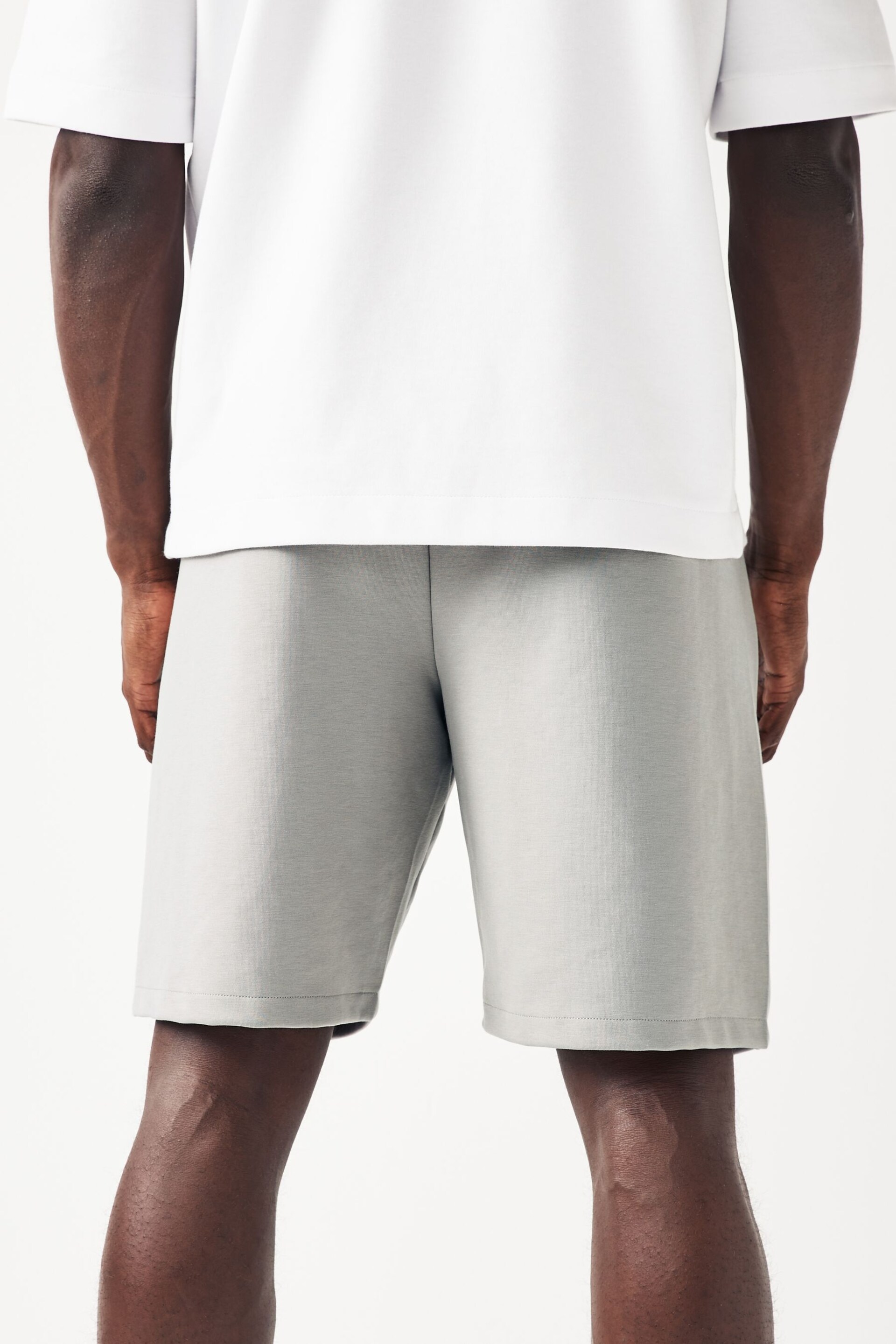 Black/Grey 2 Pack Zip Pocket Jersey Shorts - Image 6 of 14