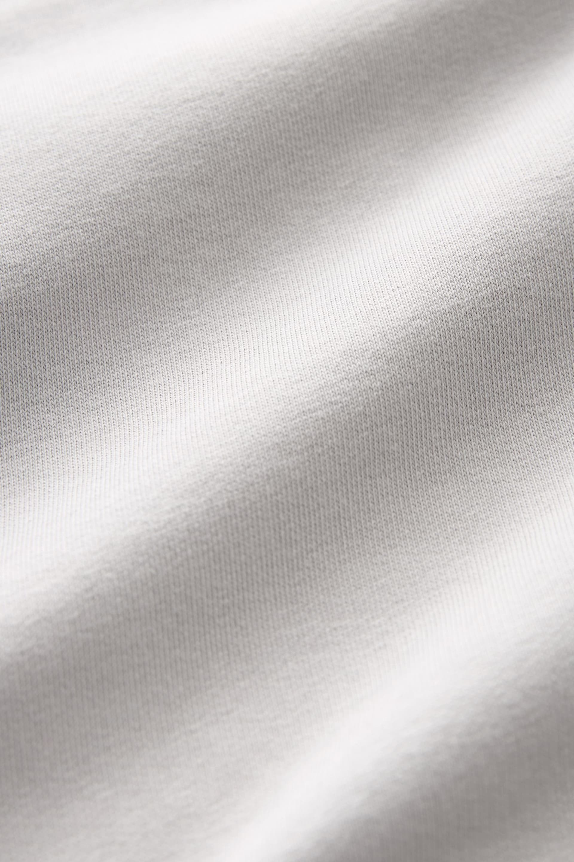 Light Grey Soft Fabric Jersey Shorts - Image 10 of 10