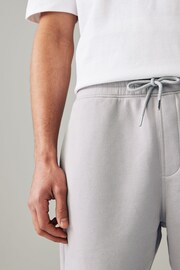 Light Grey Soft Fabric Jersey Shorts - Image 5 of 10