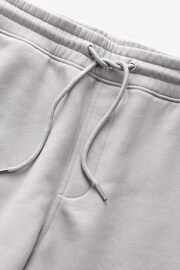 Light Grey Soft Fabric Jersey Shorts - Image 7 of 10