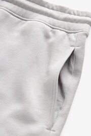 Light Grey Soft Fabric Jersey Shorts - Image 8 of 10