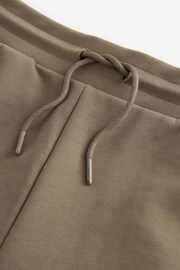 Dark Stone Straight Fit Zip Pocket Jersey Shorts - Image 7 of 9