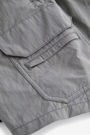 Charcoal Grey Tech Cargo Shorts - Image 10 of 10