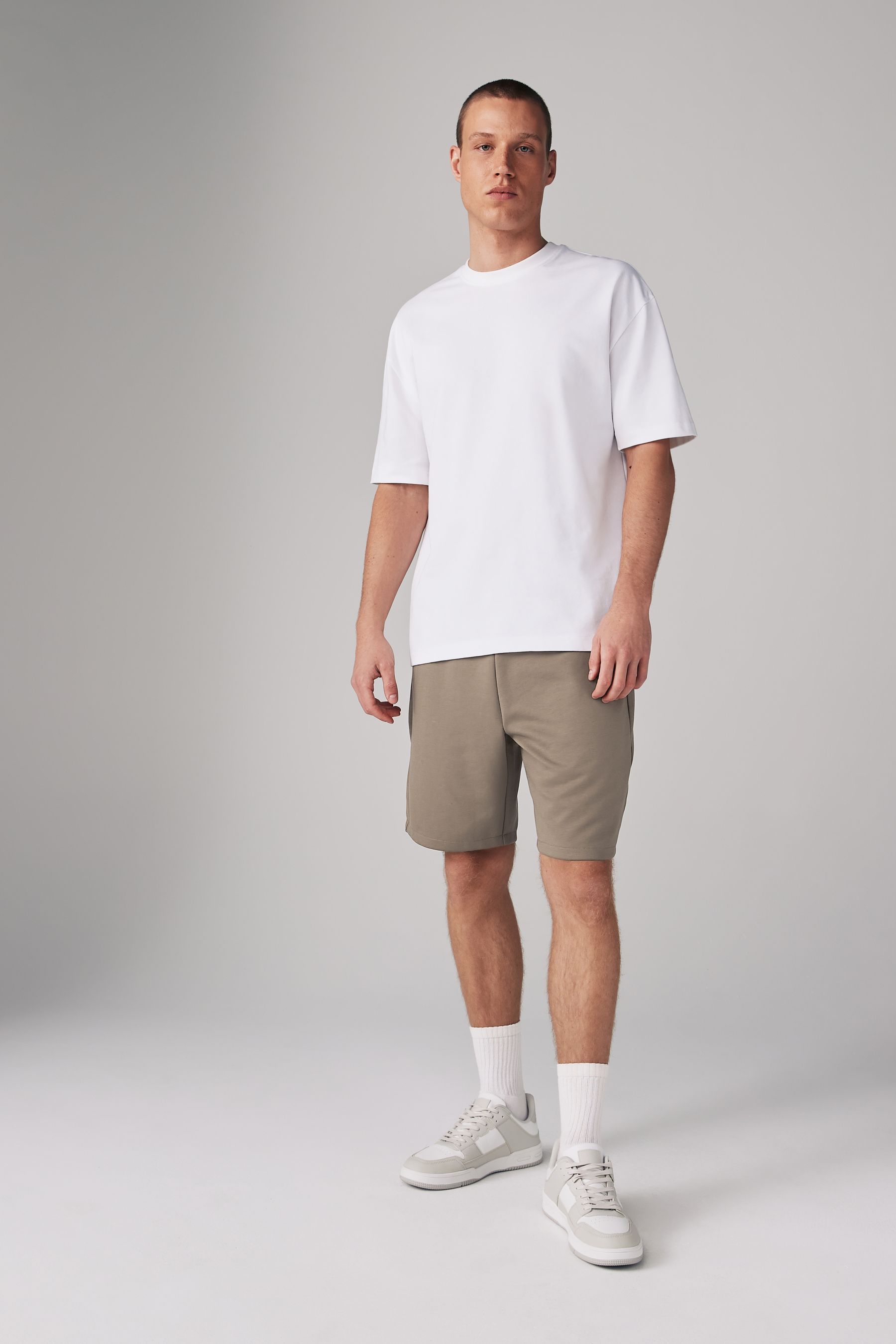 Buy Ecru Natural 2 Pack Zip Pocket Jersey Shorts from the Next UK online shop