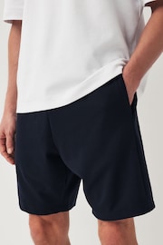 Slate/Navy 2 Pack Zip Pocket Jersey Shorts - Image 3 of 6