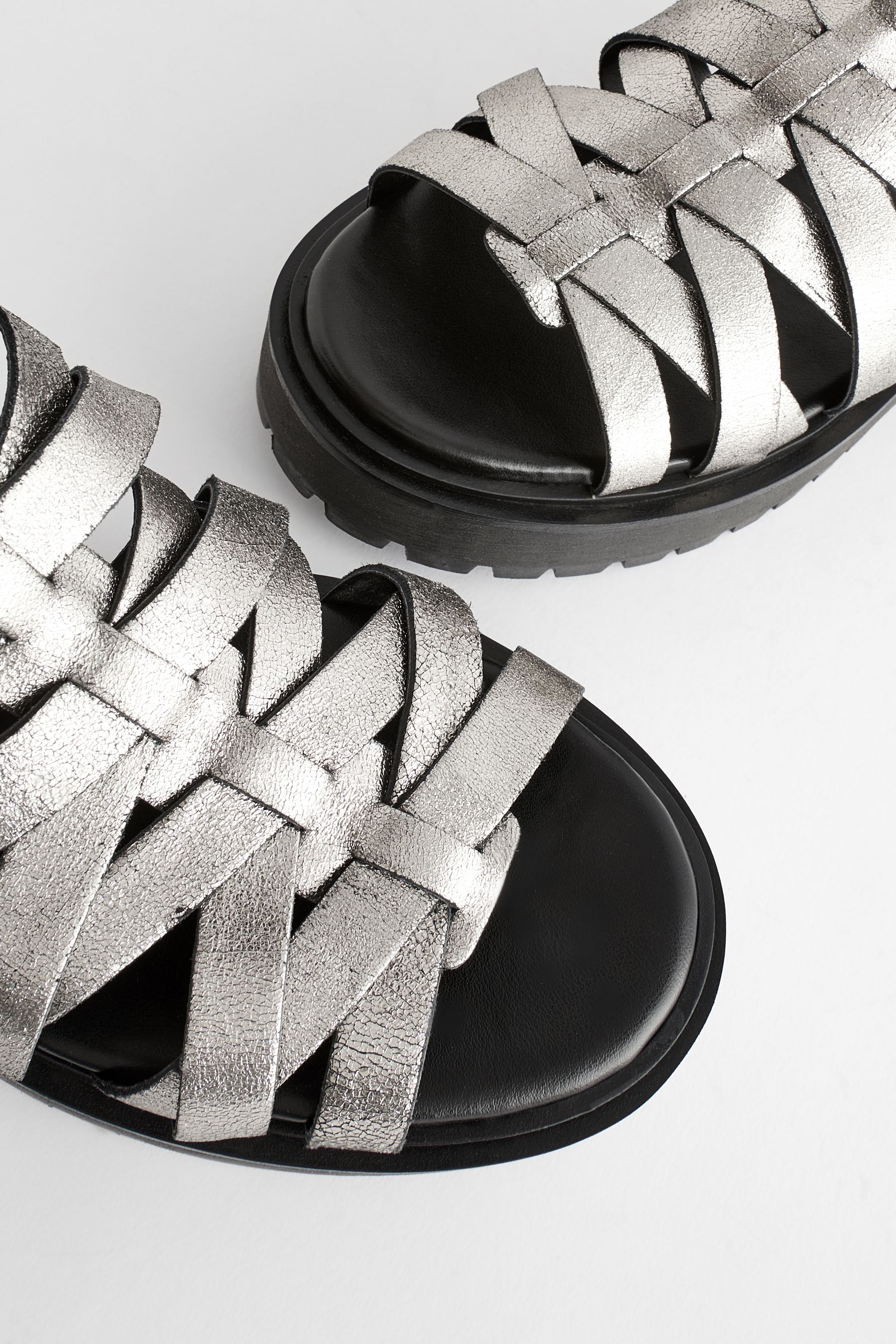 Pewter grey sandals sales