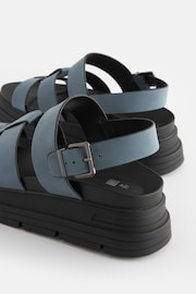 Blue Regular/Wide Fit Gladiator Chunky Platform Sandals - Image 4 of 5