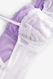 Lilac Purple/White Non Pad Strapless Bras 2 Pack - Image 10 of 10