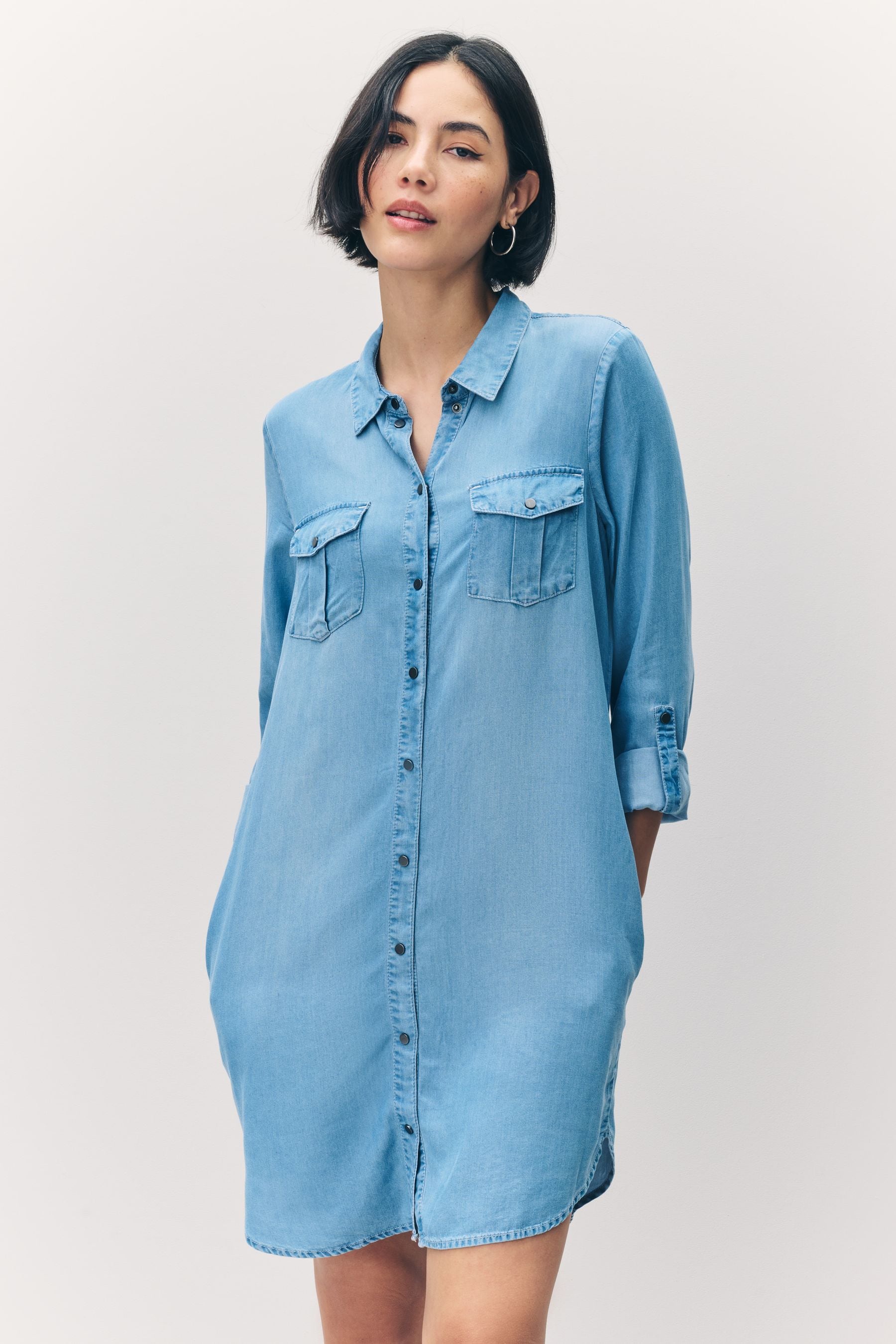 Lightweight denim dress uk deals