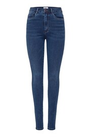 ONLY Blue High Waisted Stretch Skinny Royal Jeans - Image 7 of 7