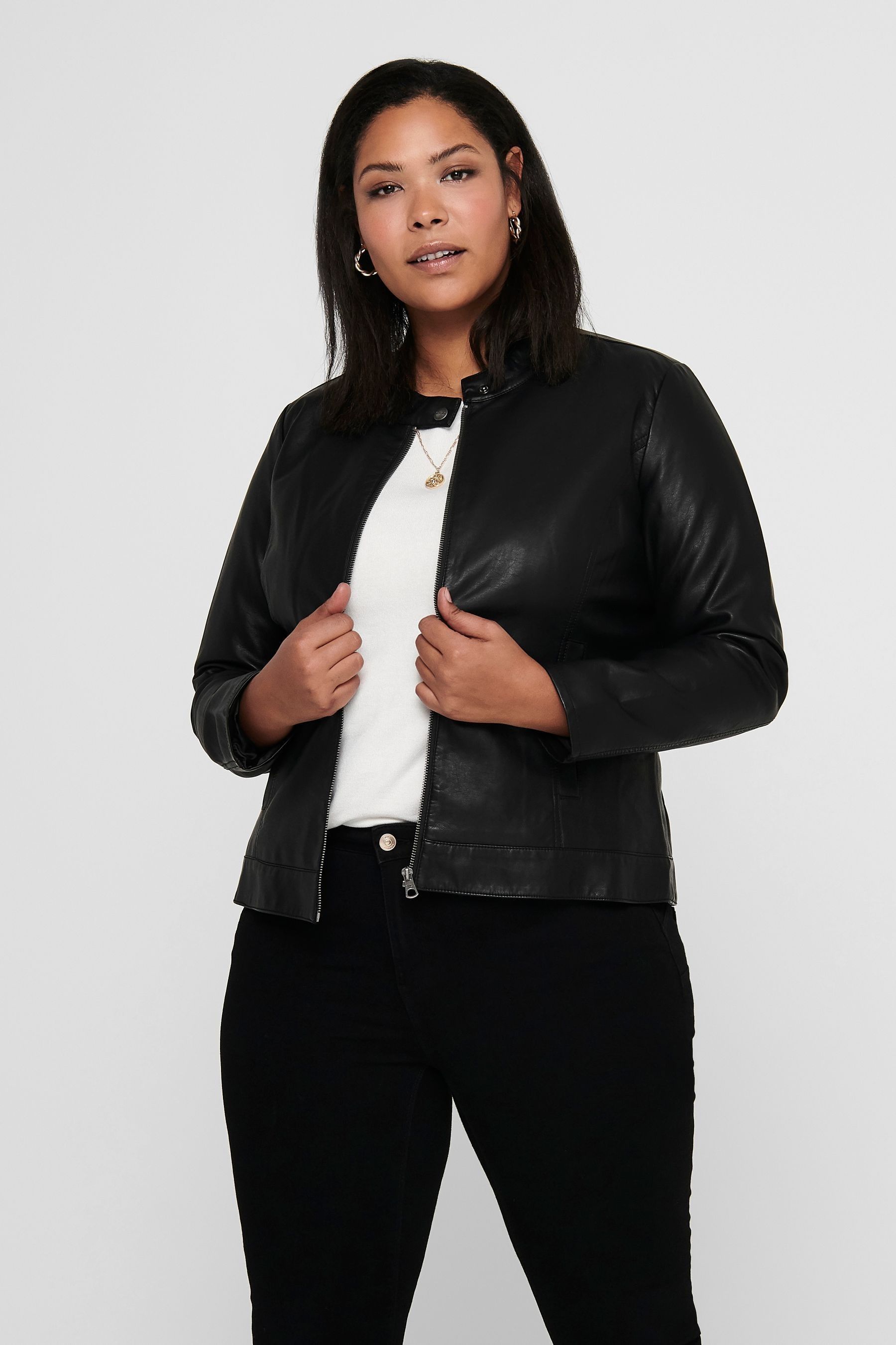 Faux leather jacket canada sale
