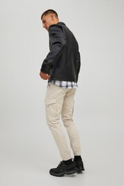 JACK & JONES Black Biker Jacket - Image 2 of 7