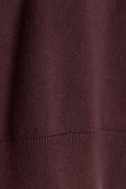 River Island Purple Knitted Polo Jumper - Image 6 of 7