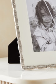 Silver Metal Diamante Photo Frame - Image 3 of 4