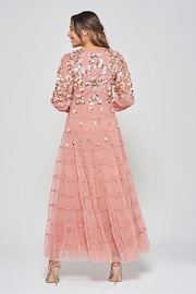 Frock and Frill Pink Embellished Maxi Dress - Image 2 of 4