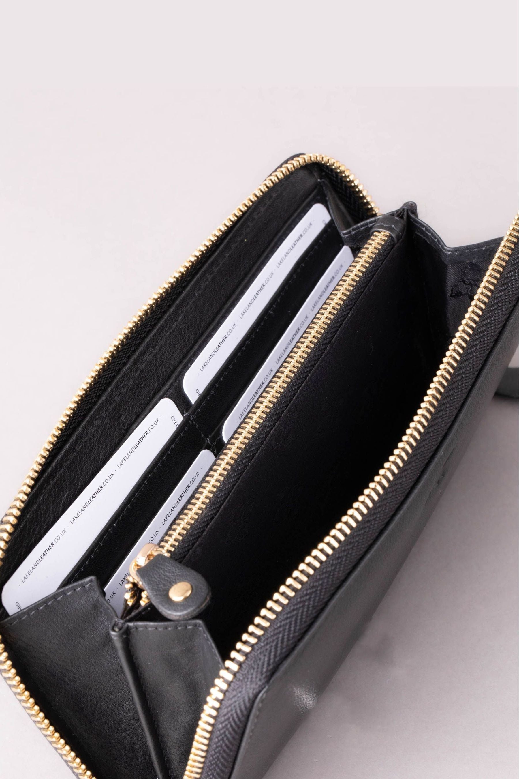 Leather zip purse cheap