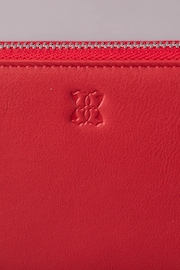 Lakeland Leather Red Large Leather Zip Purse - Image 5 of 5