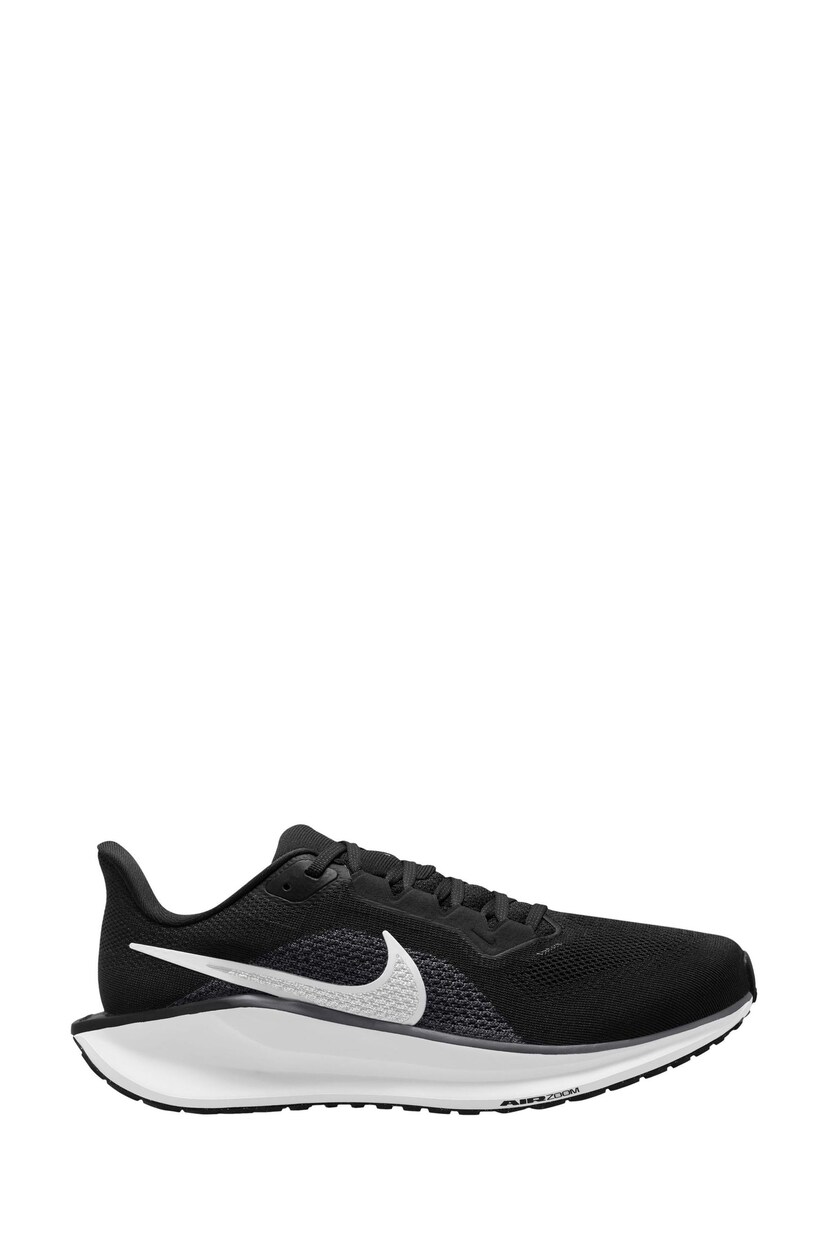 Nike Black/White Pegasus 41 Road Running Trainers - Image 1 of 4