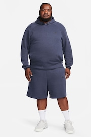 Nike Navy Tech Fleece Shorts - Image 2 of 15