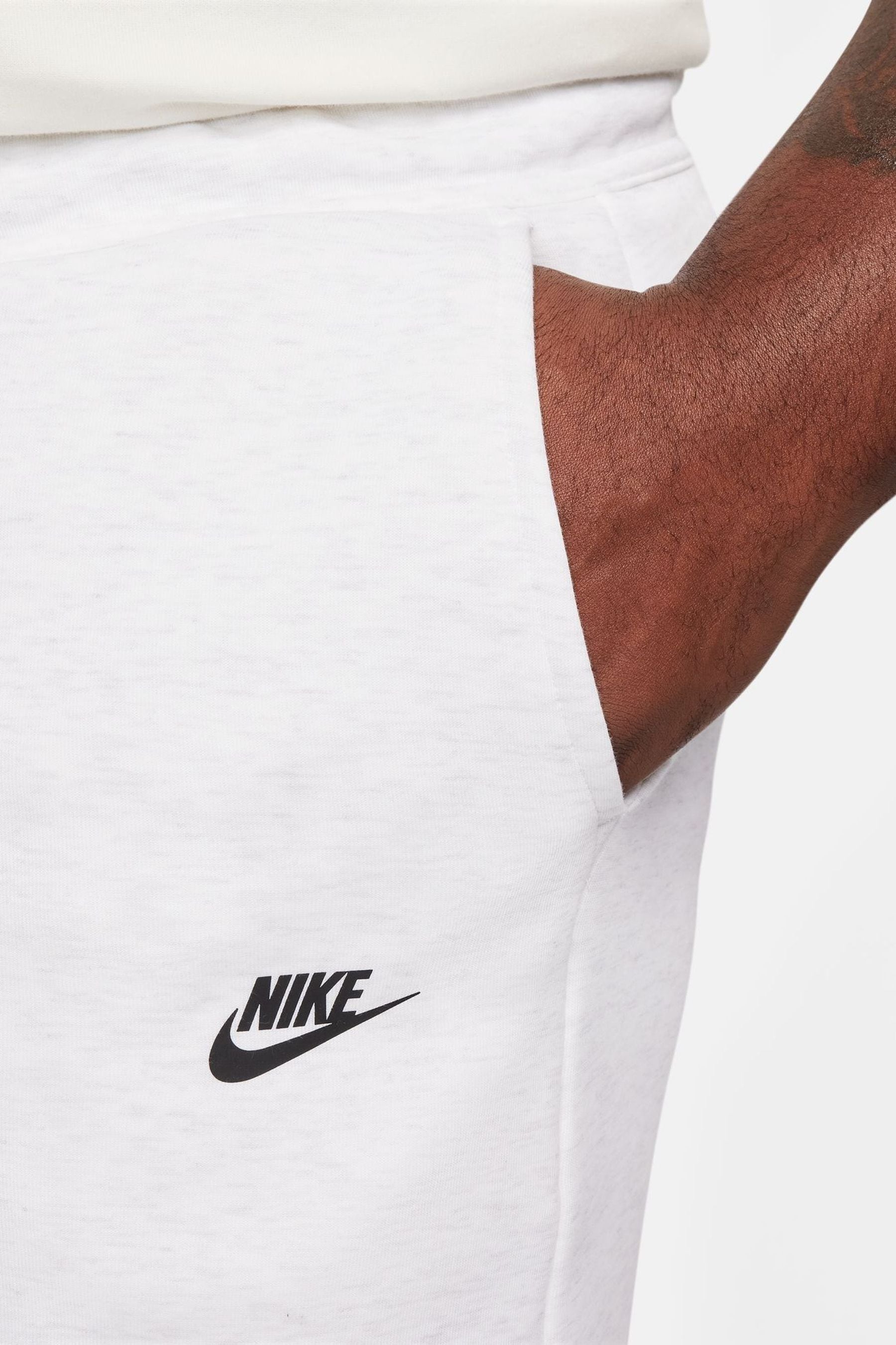 Buy Nike Birch Heather White Tech Fleece Shorts from Next Germany