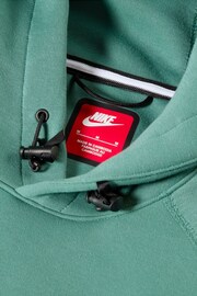 Nike Green/Black Tech Fleece Pullover Hoodie - Image 10 of 11