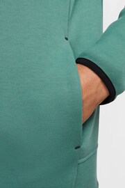 Nike Green/Black Tech Fleece Pullover Hoodie - Image 7 of 11