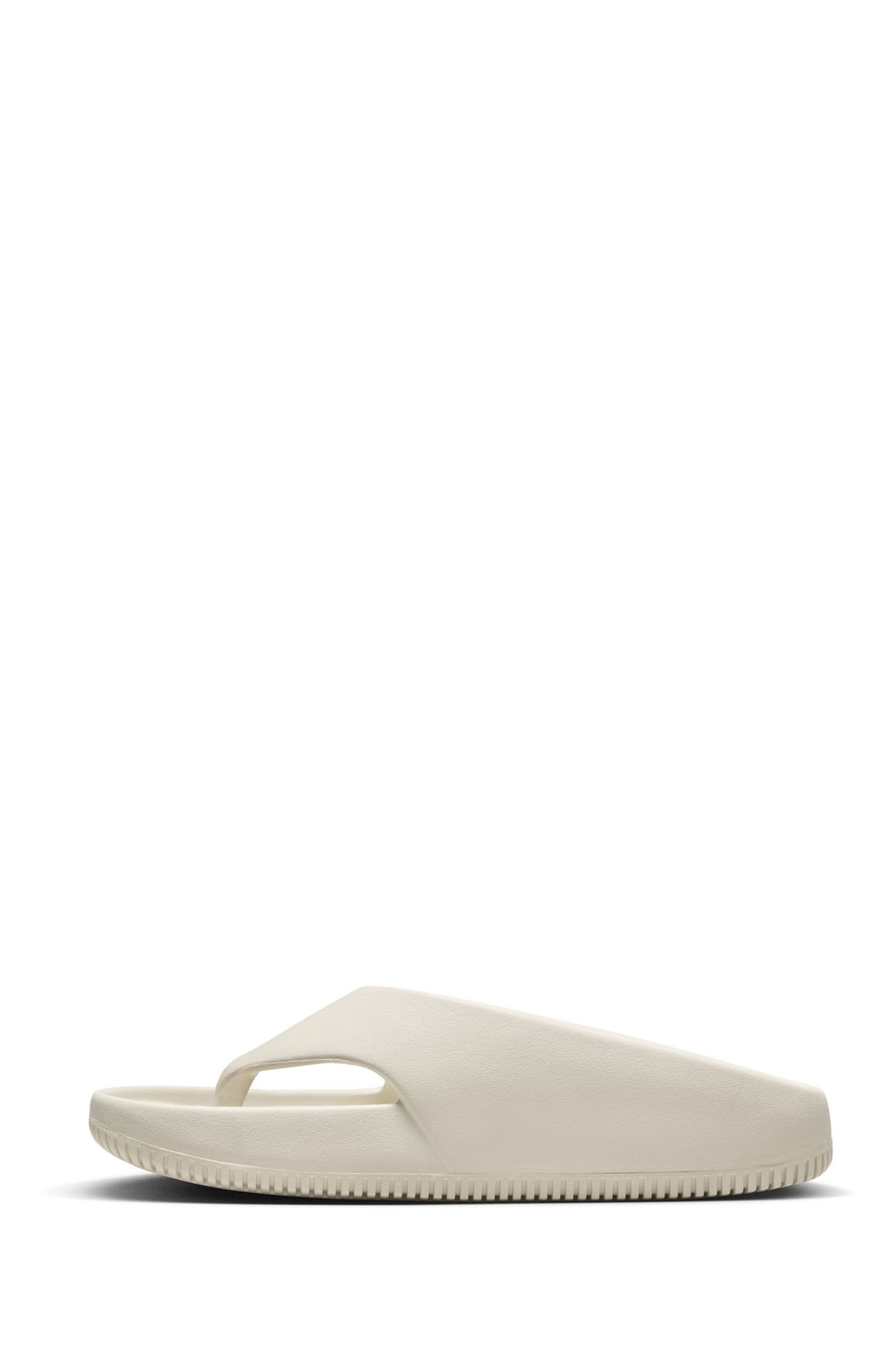 Nike White Calm Flip Flops - Image 2 of 10