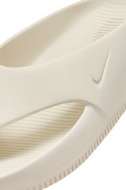 Nike White Calm Flip Flops - Image 8 of 10