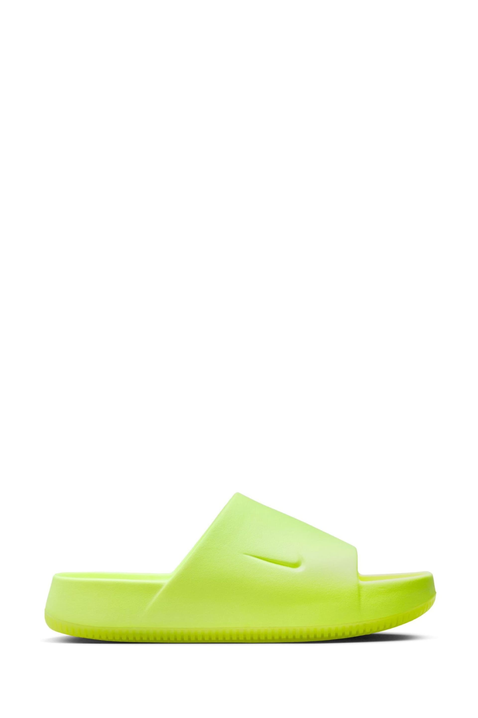 Nike Yellow Calm Slides - Image 1 of 10