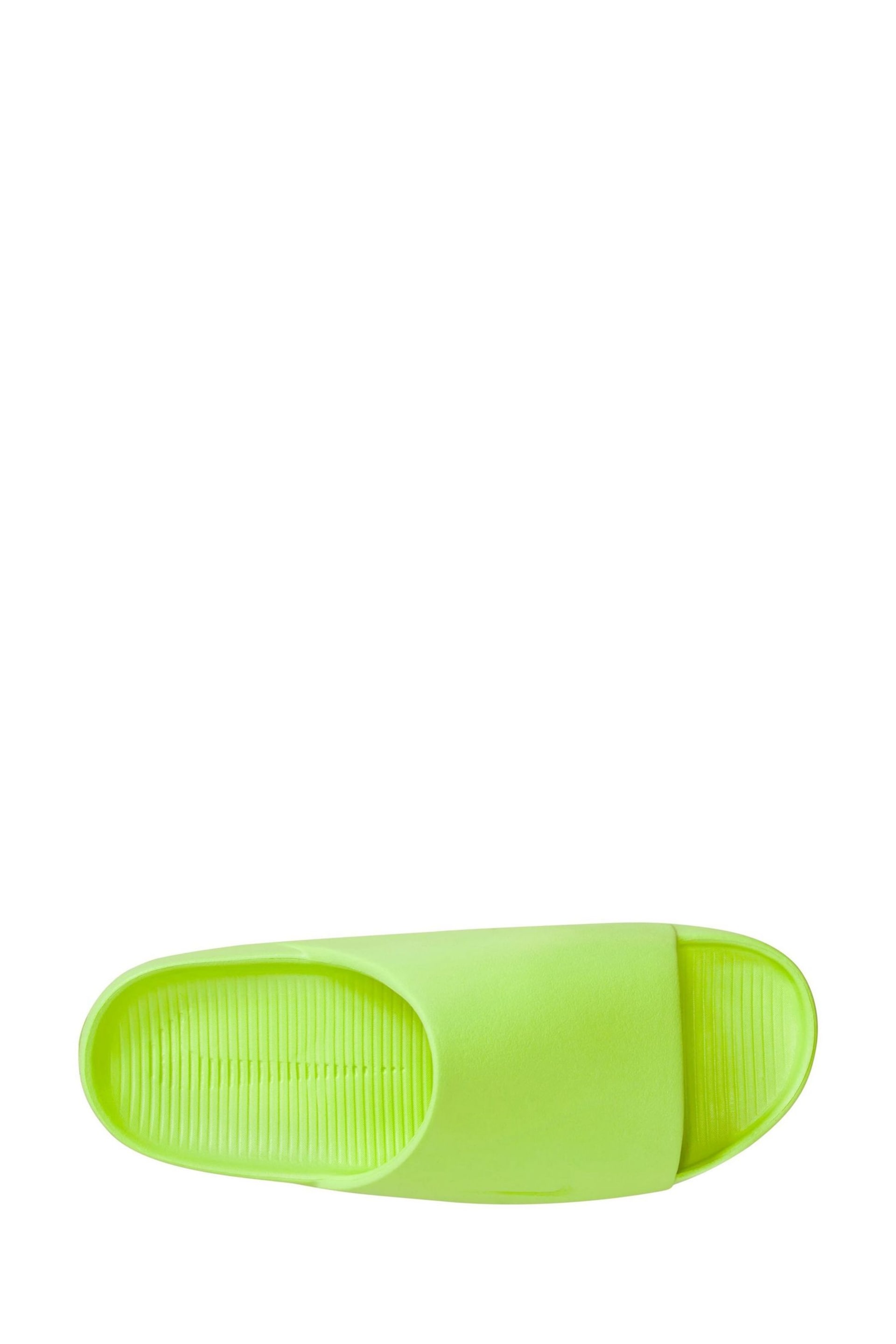 Nike Yellow Calm Slides - Image 5 of 10