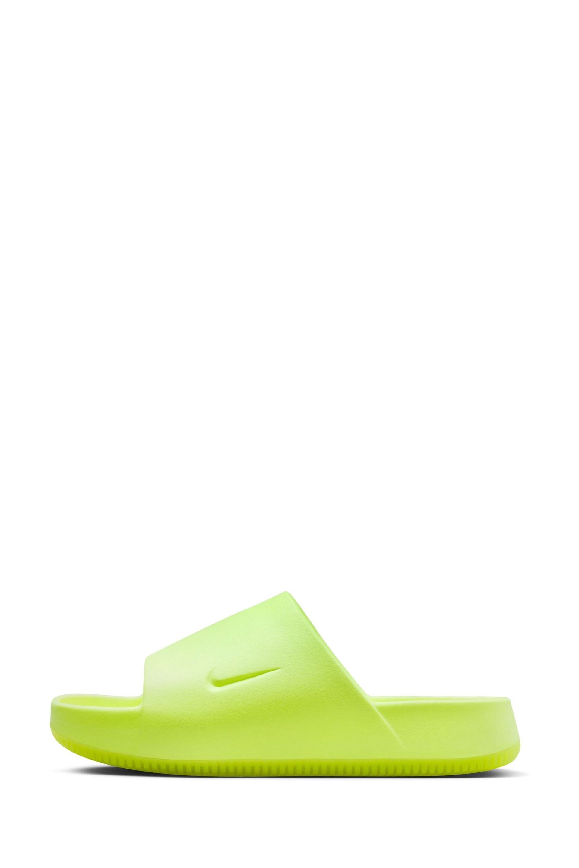 Nike Yellow Calm Slides - Image 6 of 10