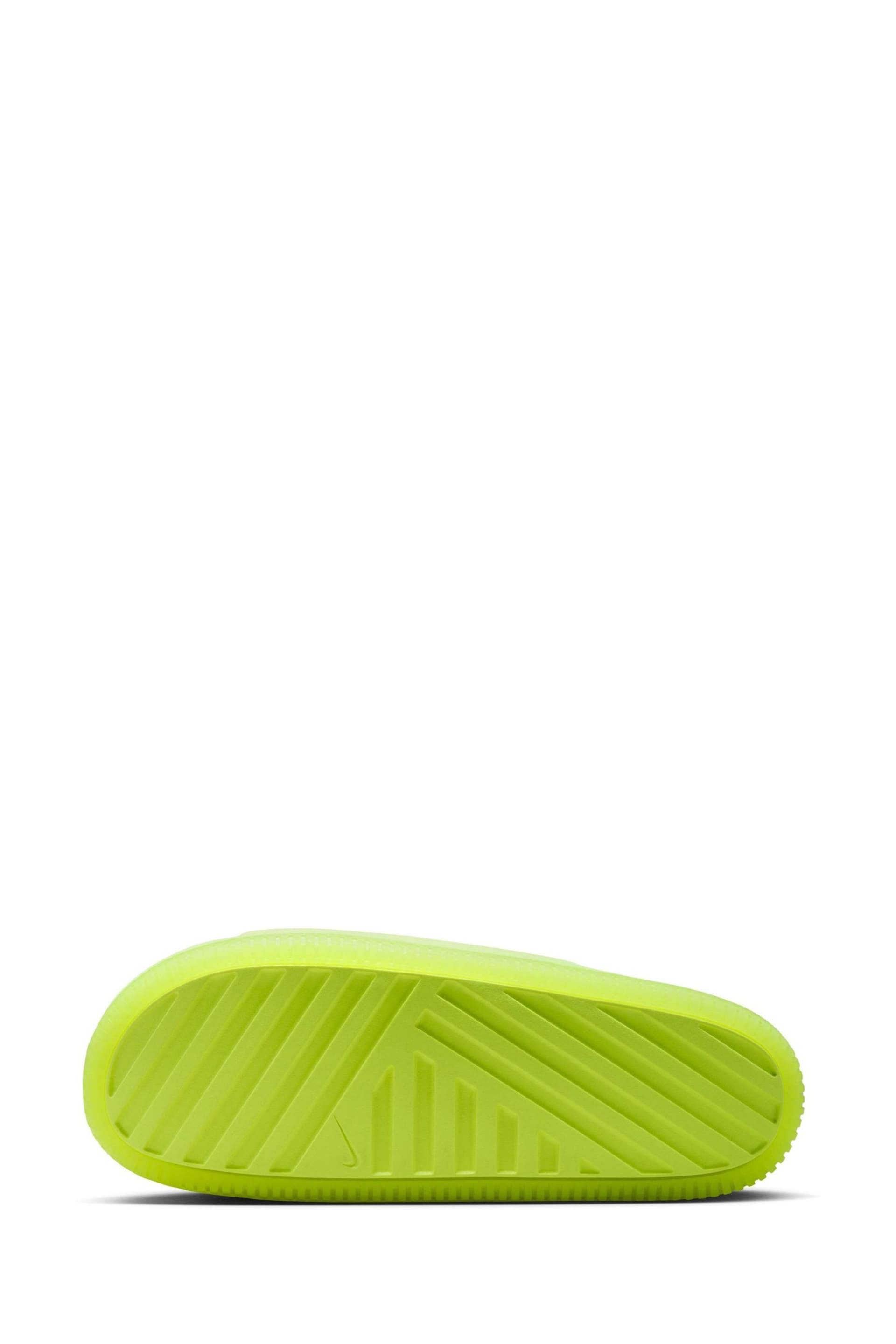 Nike Yellow Calm Slides - Image 7 of 10