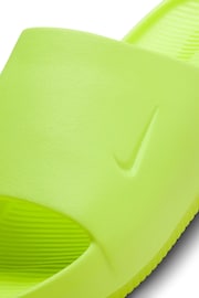 Nike Yellow Calm Slides - Image 8 of 10