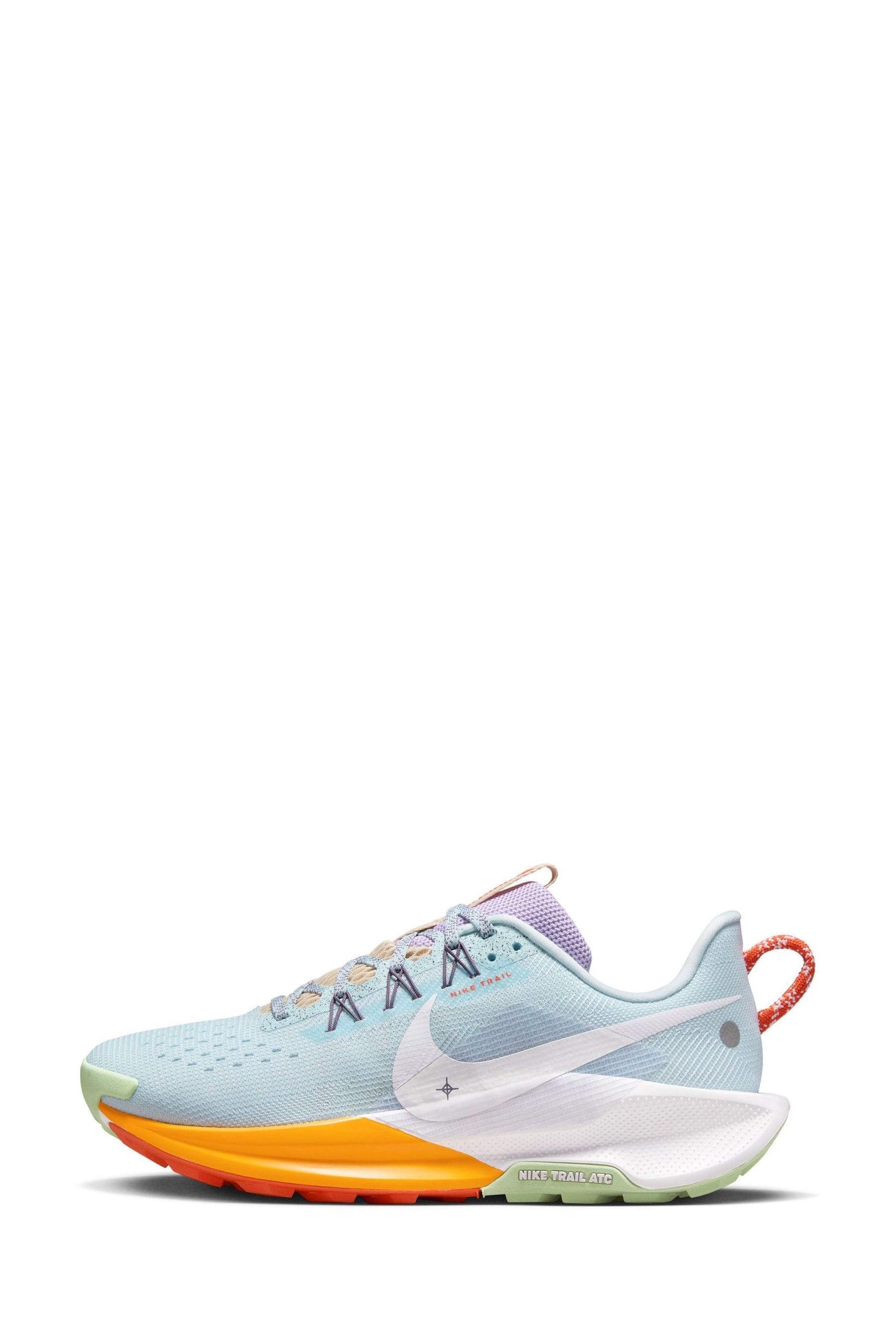 Nike women's air zoom pegasus 36 trail running shoes - grey/pink/blue 2025