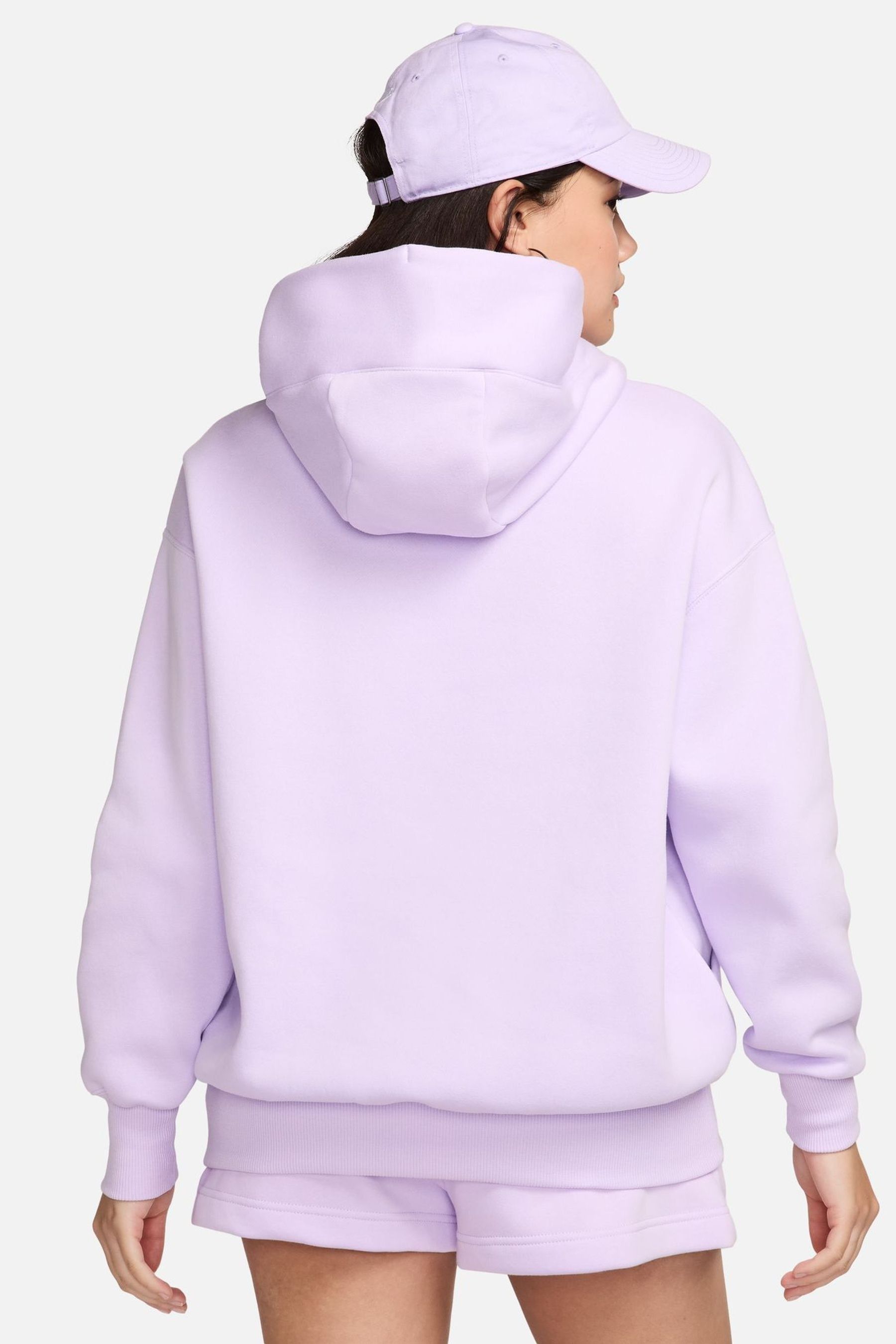 Nike triple swoosh oversized hoodie in purple new arrivals