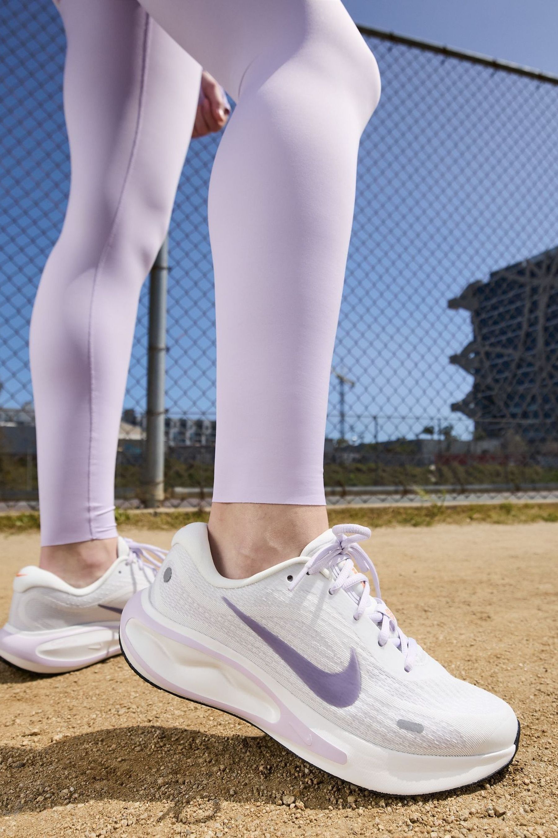 Buy Nike White Purple Journey Run Road Running Trainers from the Next UK online shop