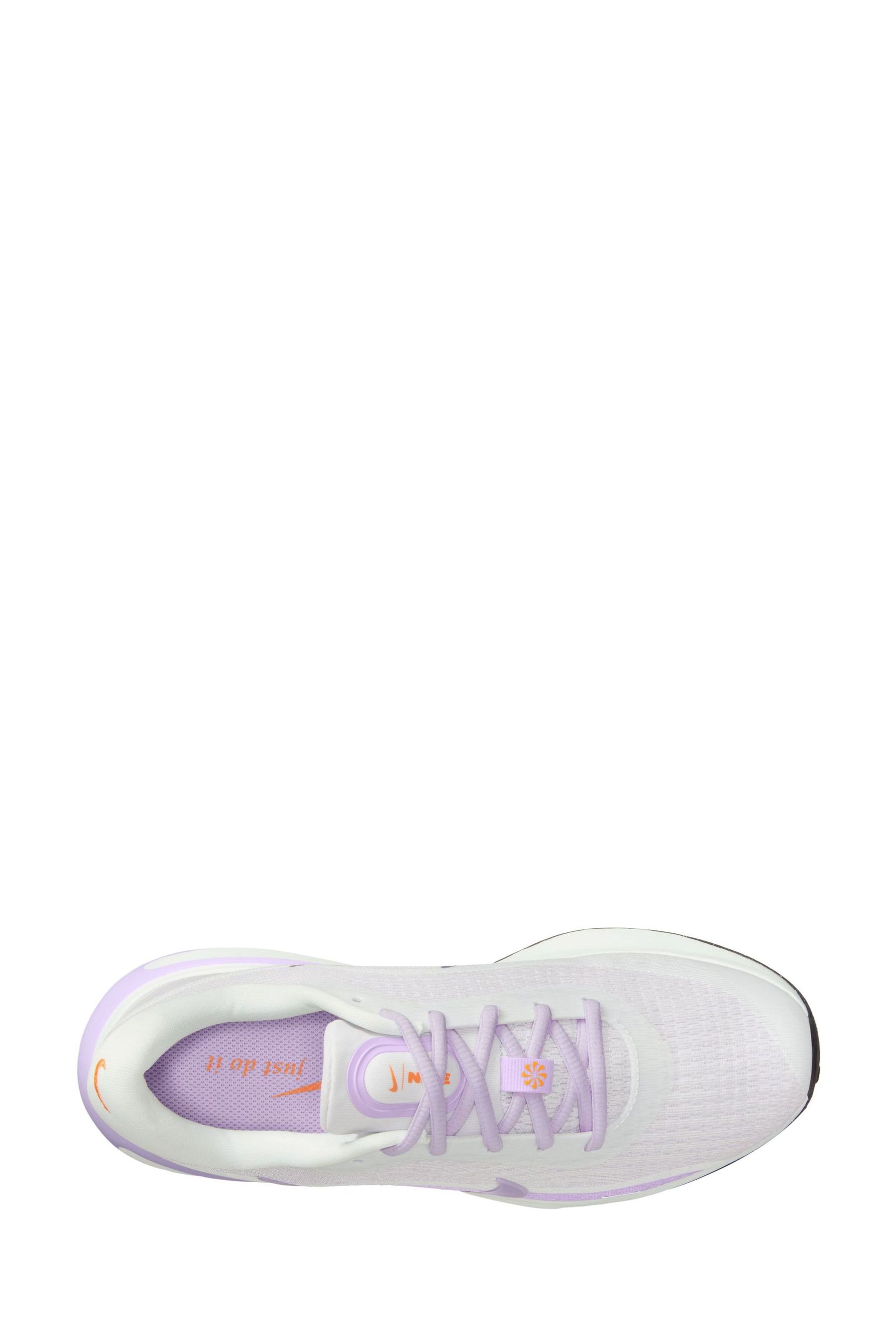 Buy Nike White Purple Journey Run Road Running Trainers from Next Luxembourg