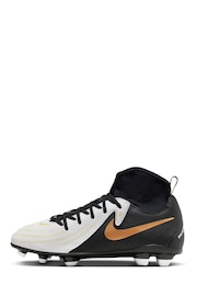 Nike White Jr. Phantom Luna Club Multi Ground Football Boots - Image 2 of 9