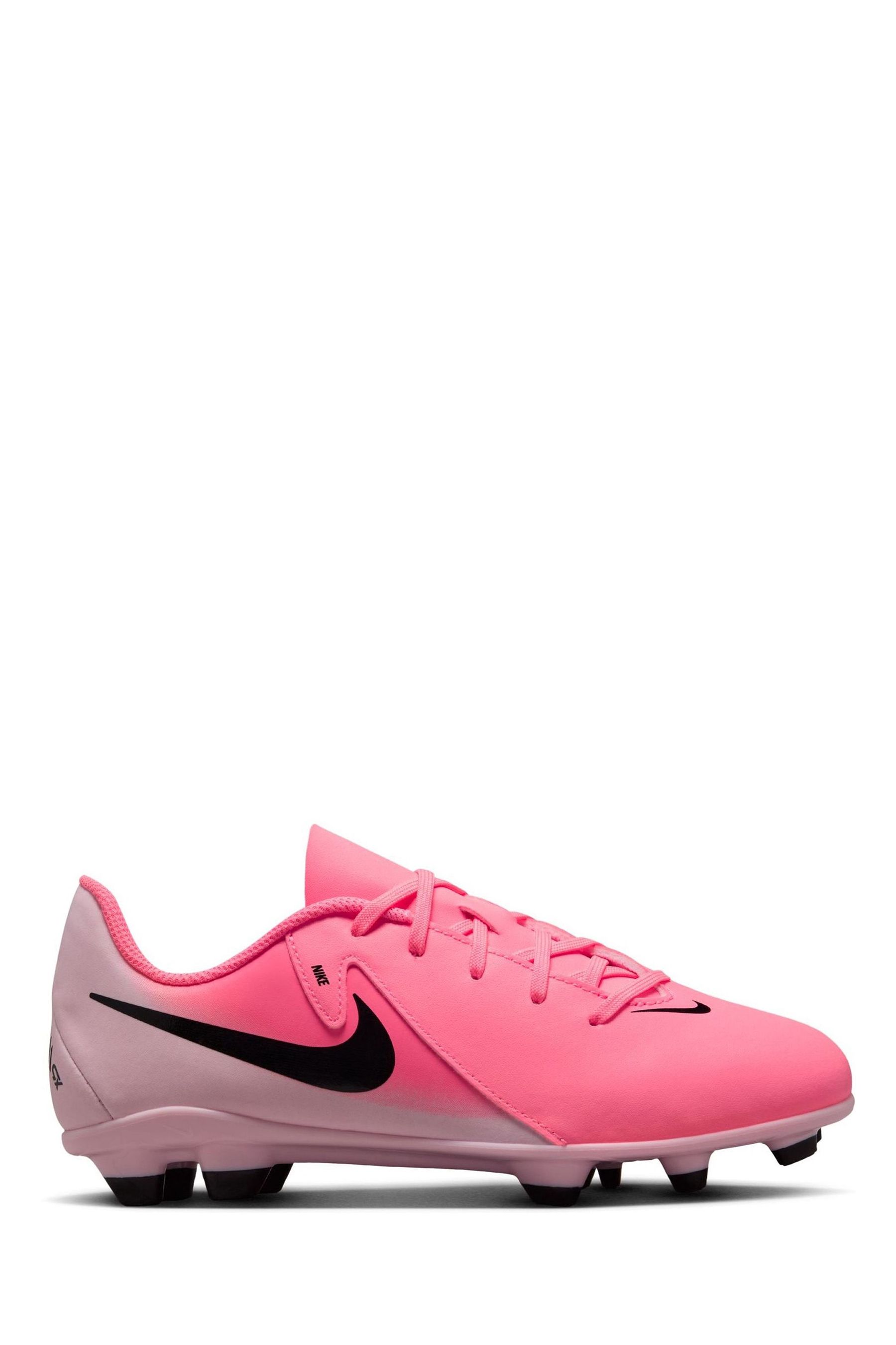 Buy Nike Pink Black Kids Phantom Club Multi Ground Football Boots from Next Luxembourg