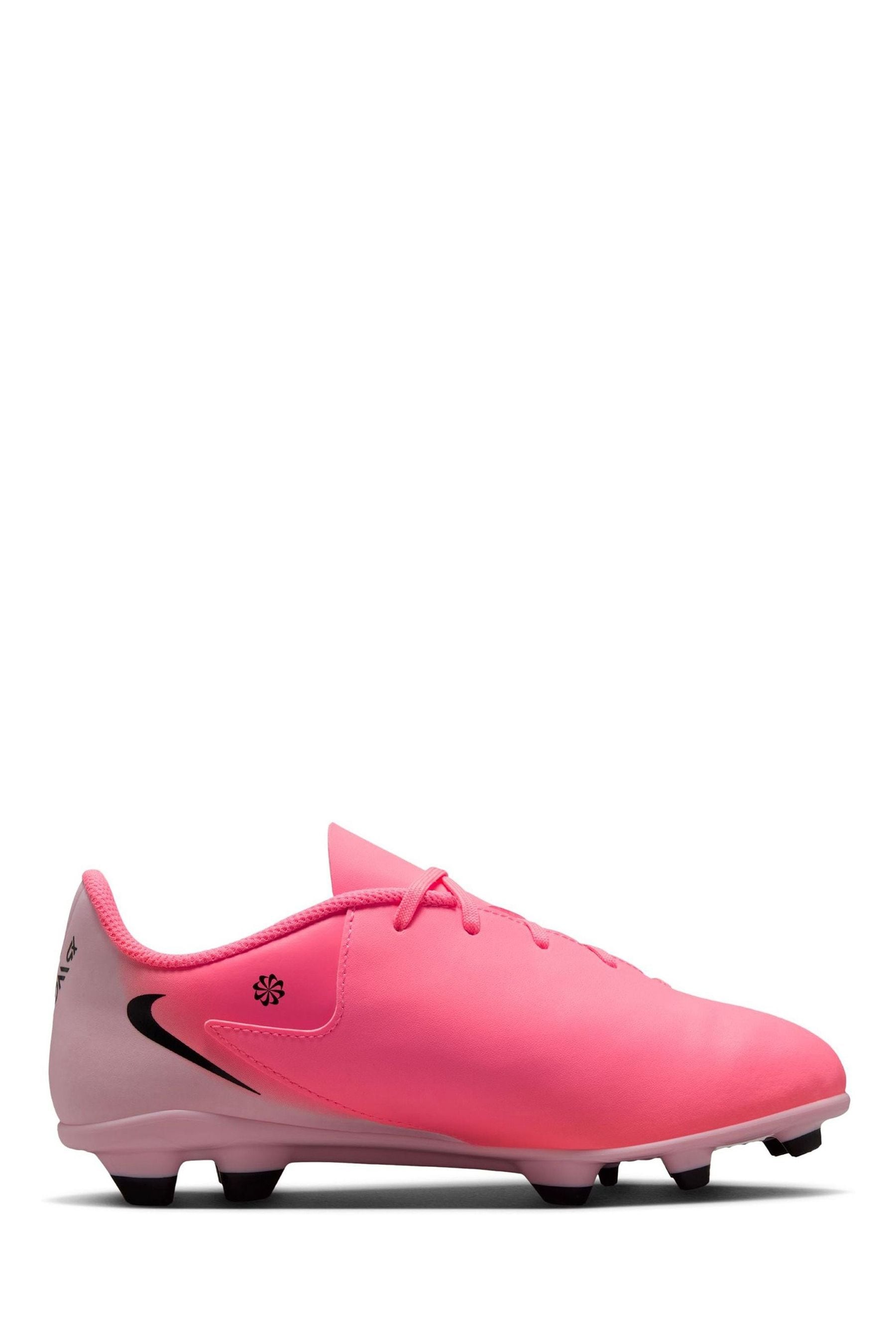 Buy Nike Pink Black Kids Phantom Club Multi Ground Football Boots from Next Luxembourg