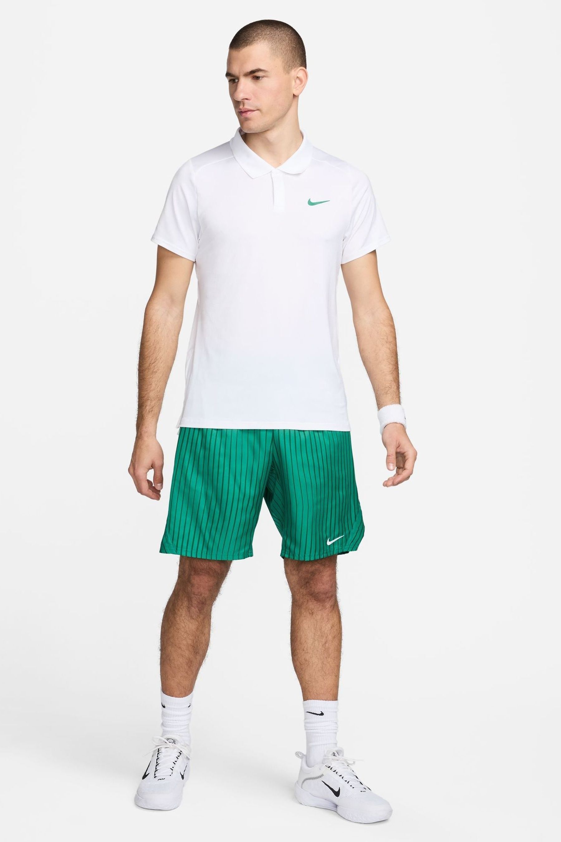 Buy Nike White Court Advantage Dri FIT Tennis Polo Shirt from the Next UK online shop