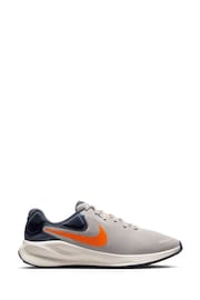 Nike Orange/Grey Revolution 7 Running Trainers - Image 1 of 2