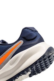 Nike Orange/Grey Revolution 7 Road Running Trainers - Image 13 of 13